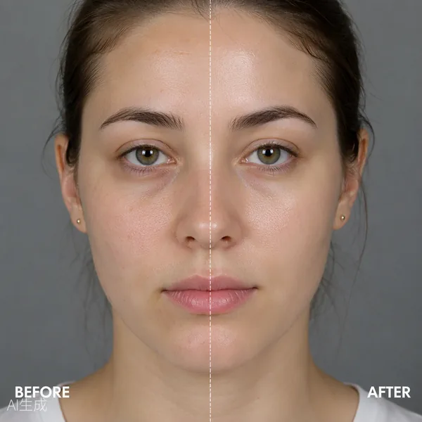 Before and after progress